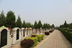 为去世多日的公公在常山陵园选购墓穴安葬