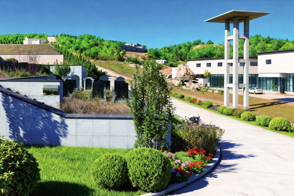 福泽人文纪念园景观图