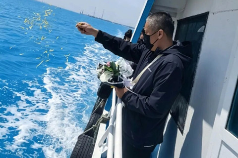 石家庄市第38次骨灰海葬活动圆满完成
