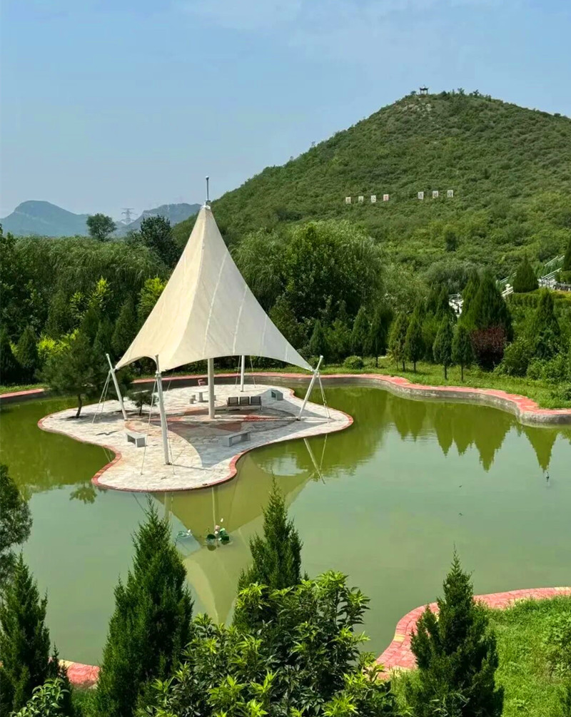 陵园水系风景 陵园水系风景